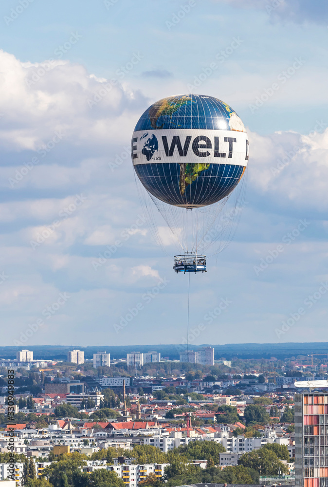 BERLIN, GERMANY SEPTEMBER 22, 2017 One of the worlds biggest helium
