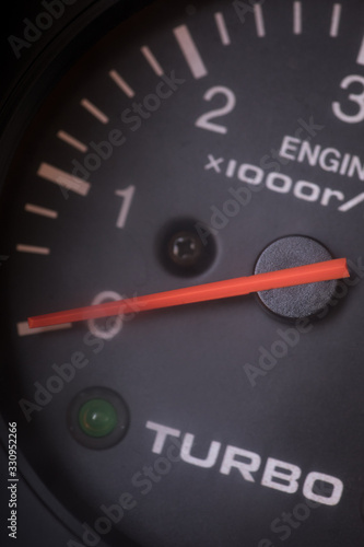 Car turbo gauge