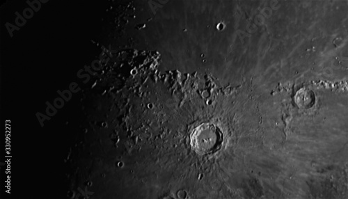 Tablou canvas copernicus crater on the moon
