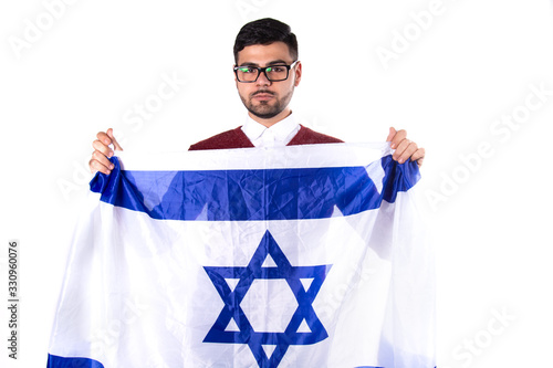 Israel and a young football fan.