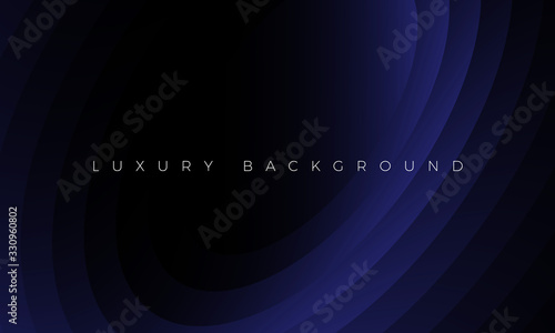 Luxury Premium background  and modern dark blue wallpaper illustration with stylish color curved lines and elements. Rich navy blue abstract background for header, website template, landing page