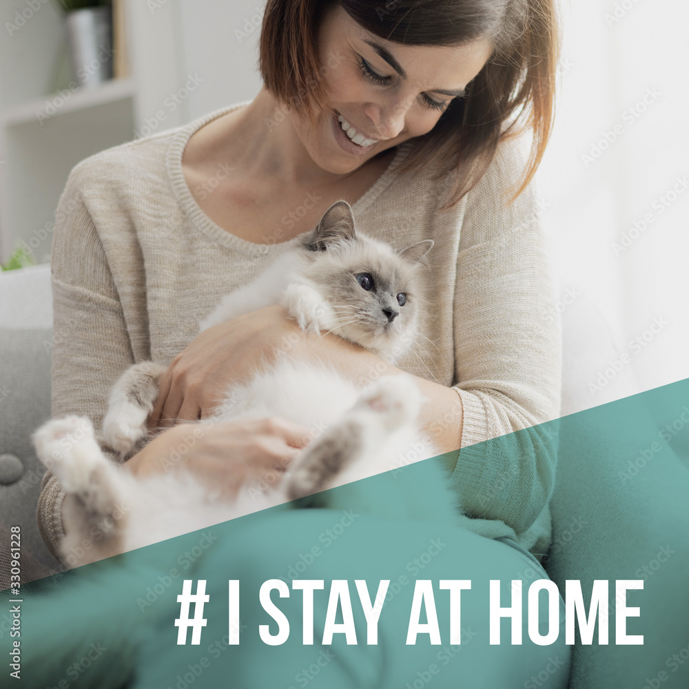 I stay at home social media awareness campaign for coronavirus prevention I stay at home social media awareness campaign for coronavirus prevention