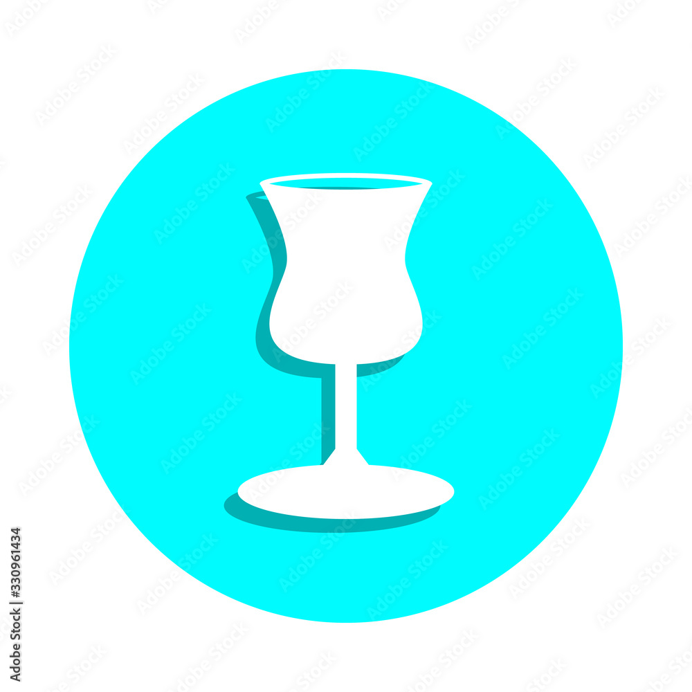 Grail badge icon. Simple glyph, flat vector of web icons for ui and ux, website or mobile application Grail badge icon. Simple glyph, flat vector of web icons for ui and ux, website or mobile application