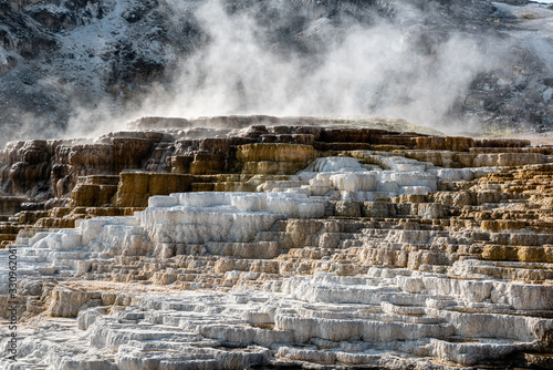 mammoth hot springs yellowstone national park 