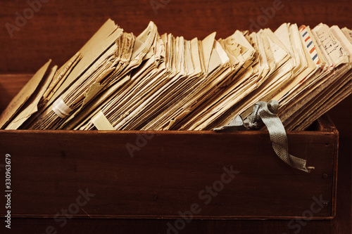 Old postal paper mails