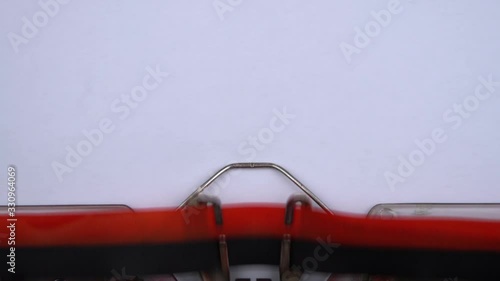 Wallpaper Mural Advertising Marketing - phrase printed on an old typewriter in red letters, close up. vintage inscription Torontodigital.ca