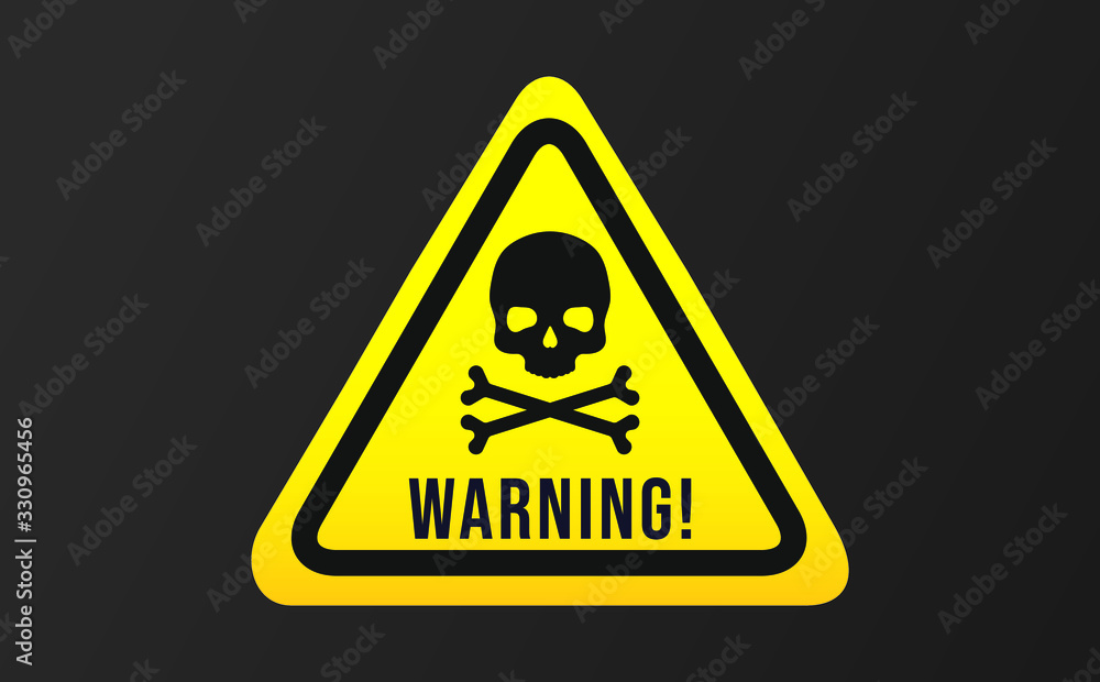 Crossbones / death skull, danger or poison flat vector icon for apps and websites Crossbones / death skull, danger or poison flat vector icon for apps and websites