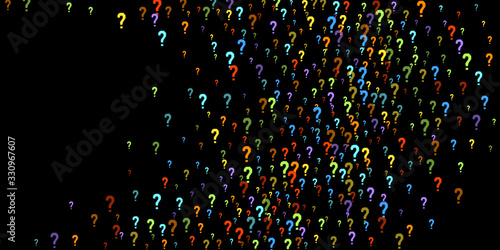 Question marks Quiz, doubt poll query public poll.