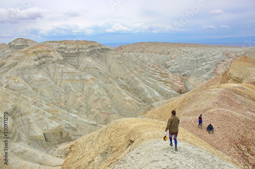 Aktau Mountains in Altyn-Emel Nature Park, Kazakhstan