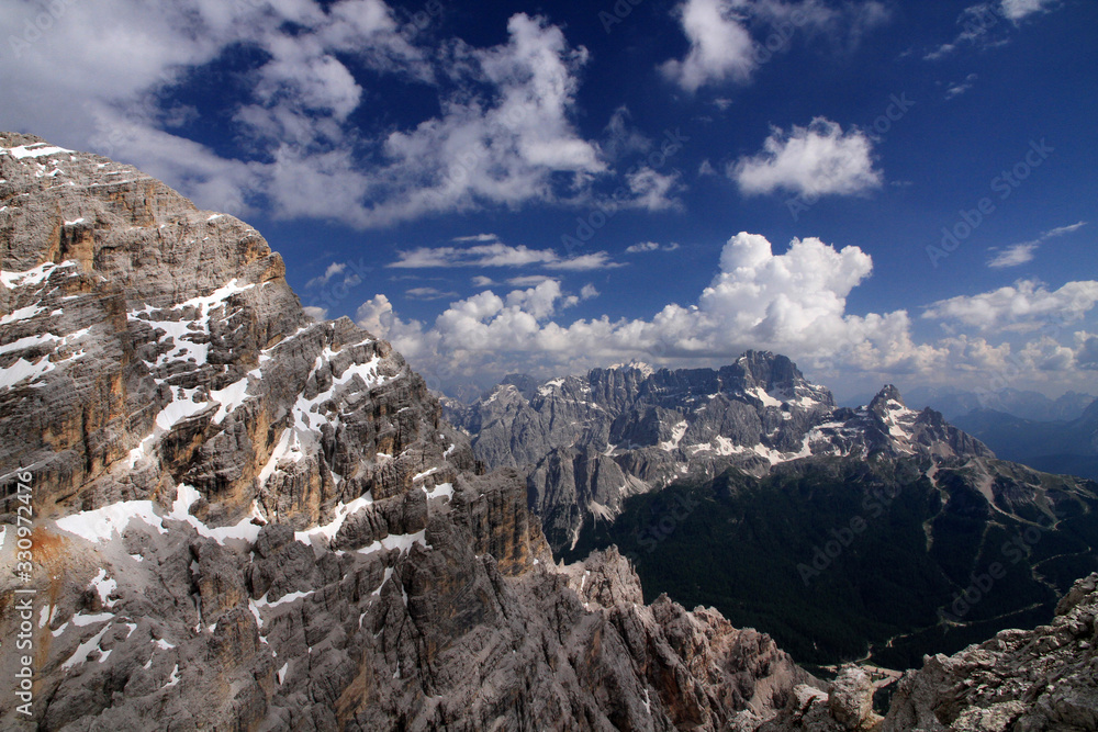 Monte Cristallo, via ferrata Ivano Dibona, Dolomites, Italy