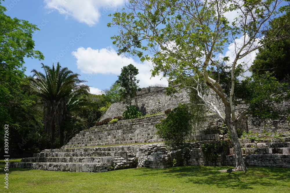 Maya Ruinen in Mexiko