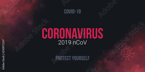 Novel Coronavirus 2019 nCoV. COVID 2019. Vector illustration.