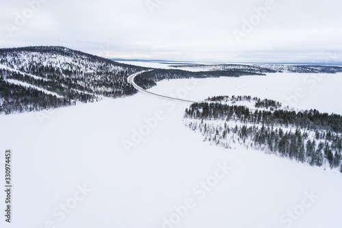 Imandra lake, Russia photo