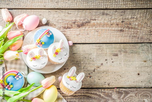Photography Cute homemade easter cupcakes