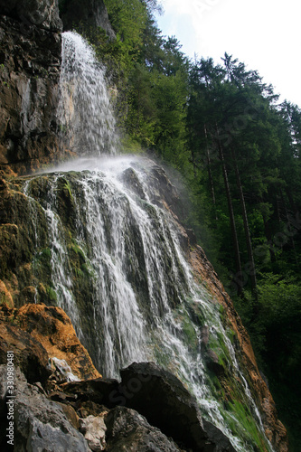 Pissandro Waterfall, Cascate del Pissandro, Pieve di Cadore, Dolomites, Italy
