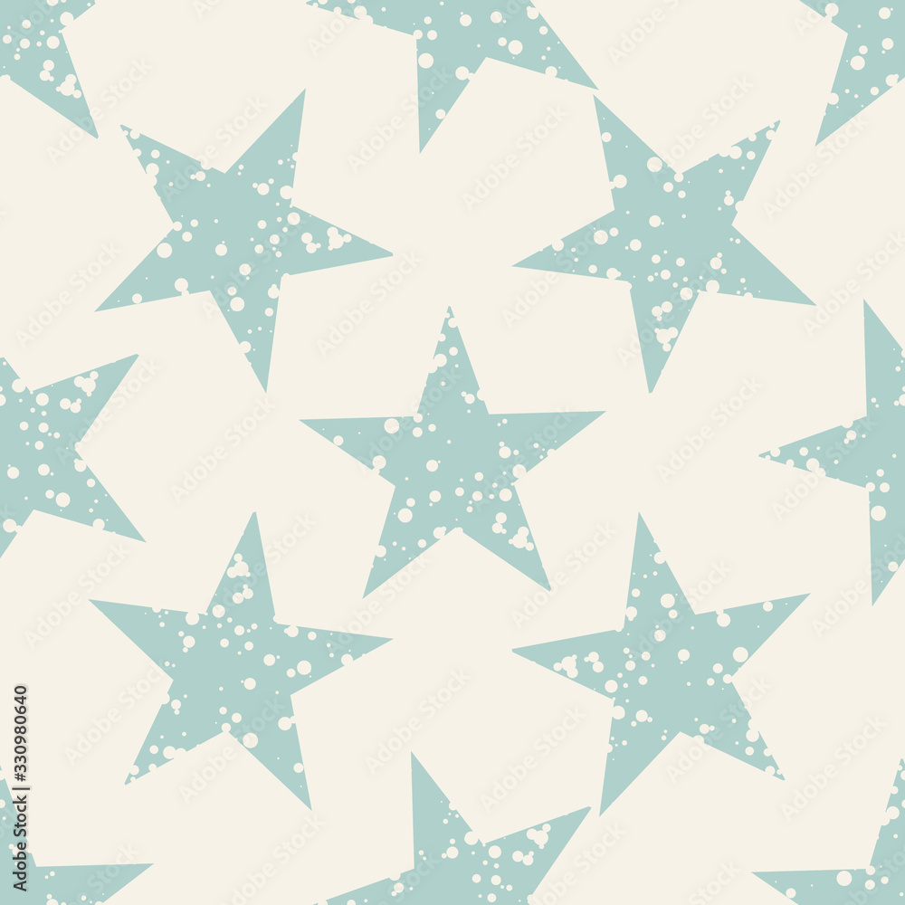 Abstract seamless pattern with grunge stars full of holes. Geometric background. Vector illustration. Abstract seamless pattern with grunge stars full of holes. Geometric background. Vector illustration.
