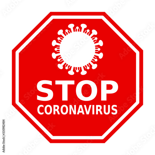 znak stop coronavirus