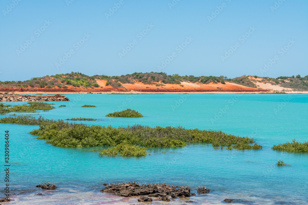 The diverse colours and beauty of Broome with red earth, yellow sand and turquoise waters