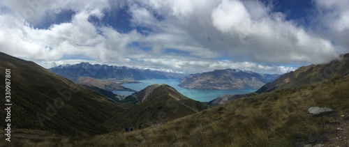 Panorama sur lac Wakatipu 