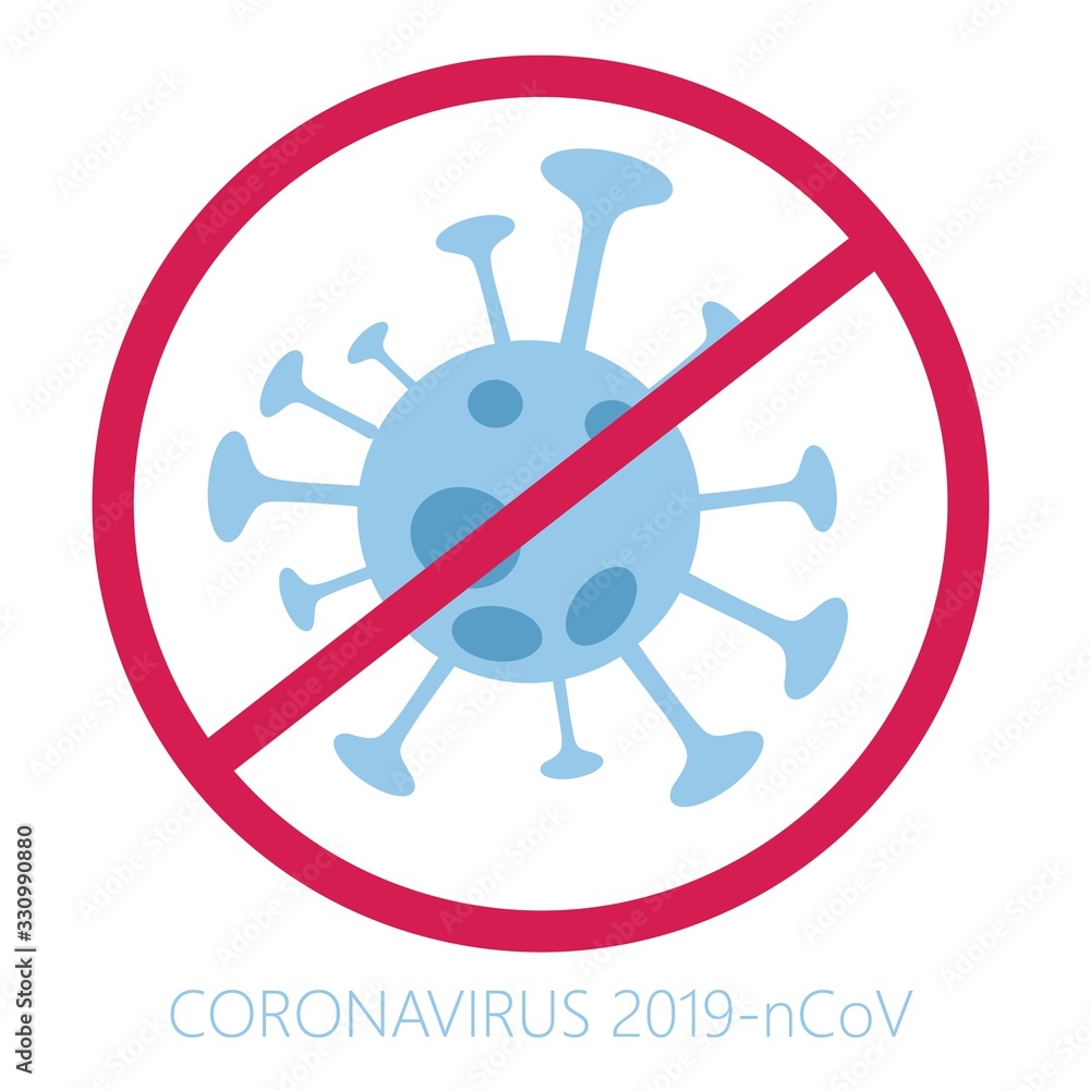 Coronavirus cell vector icon. Stop coronavirus. Dangerous disease. Precautionary measures. Coronavirus cell vector icon. Stop coronavirus. Dangerous disease. Precautionary measures.