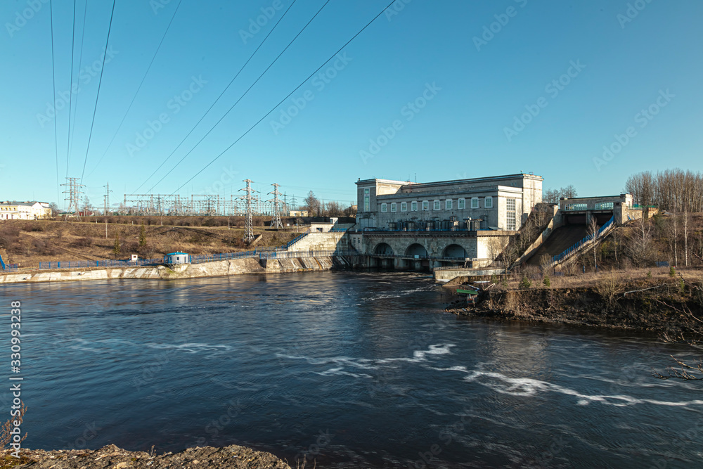 Narva Hydroelectric Power Station is a hydroelectric power station located on the Narva River in the city of Ivangorod, Leningrad Region 
