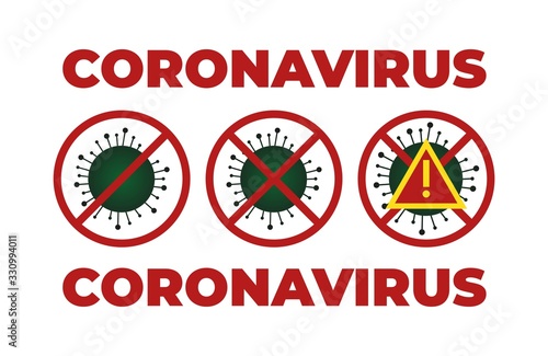Illustrations concept coronavirus COVID-19. virus wuhan from china. Vector illustrate.