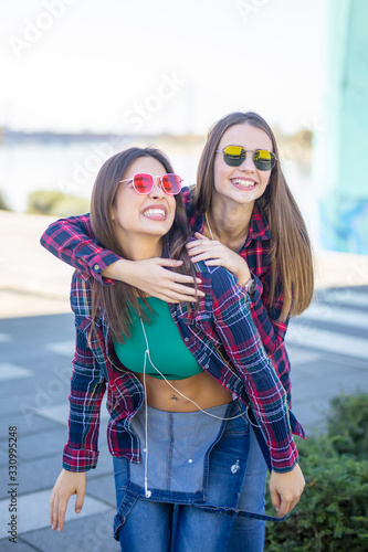 Young women outdoor on the ...