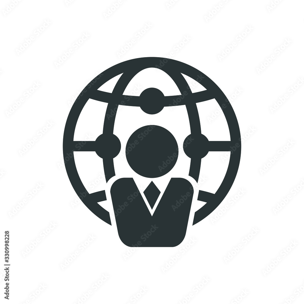 Global business icon Global business icon