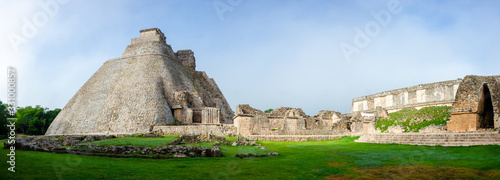 Pyramid of the Magician, Uxmal, Yucatan, Mexico photo