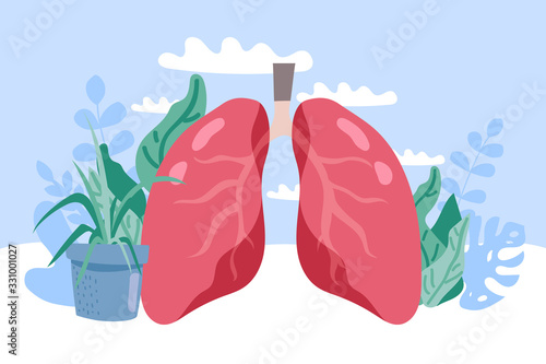 People with vaccine for virus. Vector Illustration