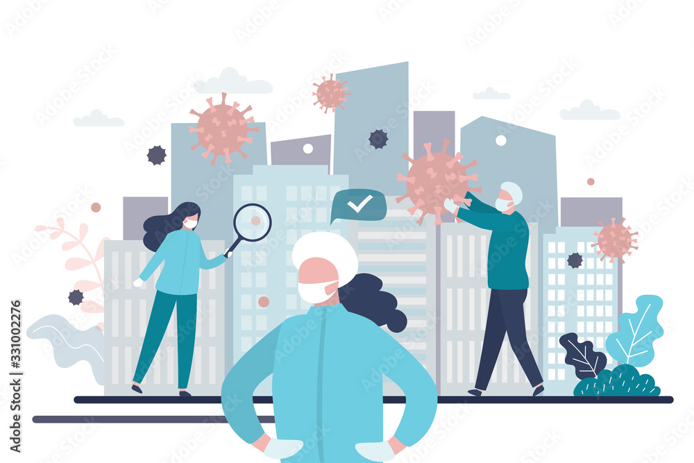 Doctors or medical staff stops spread of virus and disease. Virus research and vaccine development. Doctors or medical staff stops spread of virus and disease. Virus research and vaccine development.