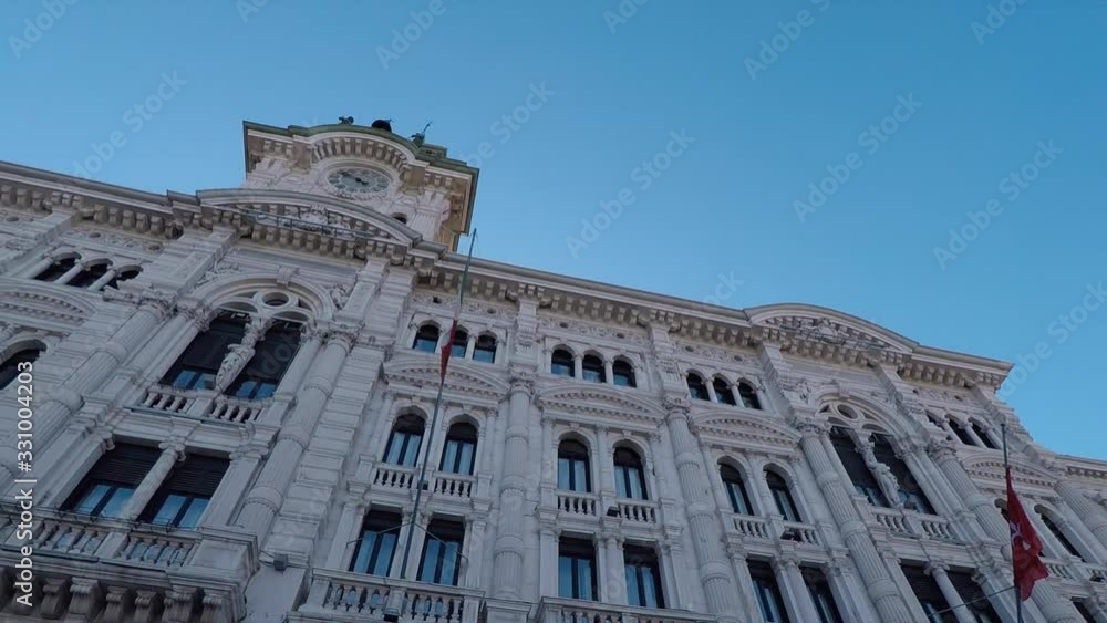 Trieste, Palazzo del Comune - Piazza Unità d'Italia Trieste, Palazzo del Comune - Piazza Unità d'Italia