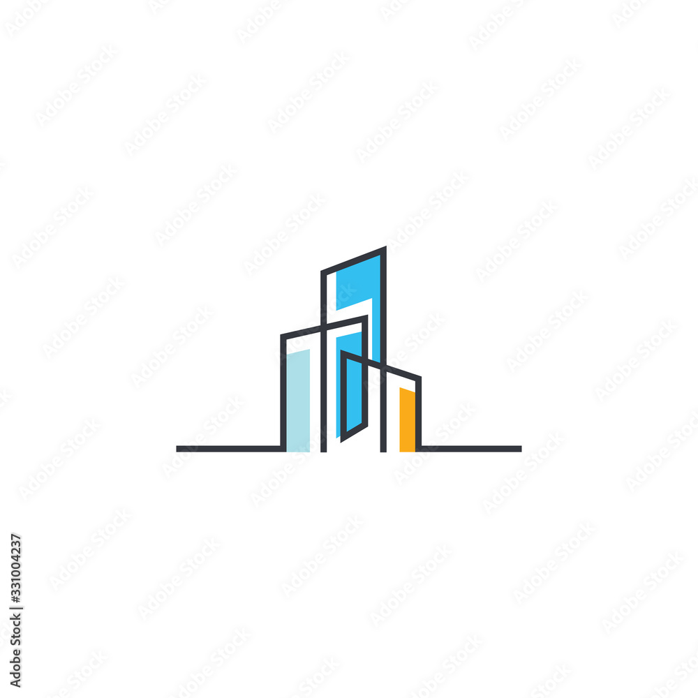 modern architecture logo template vector icon modern architecture logo template vector icon