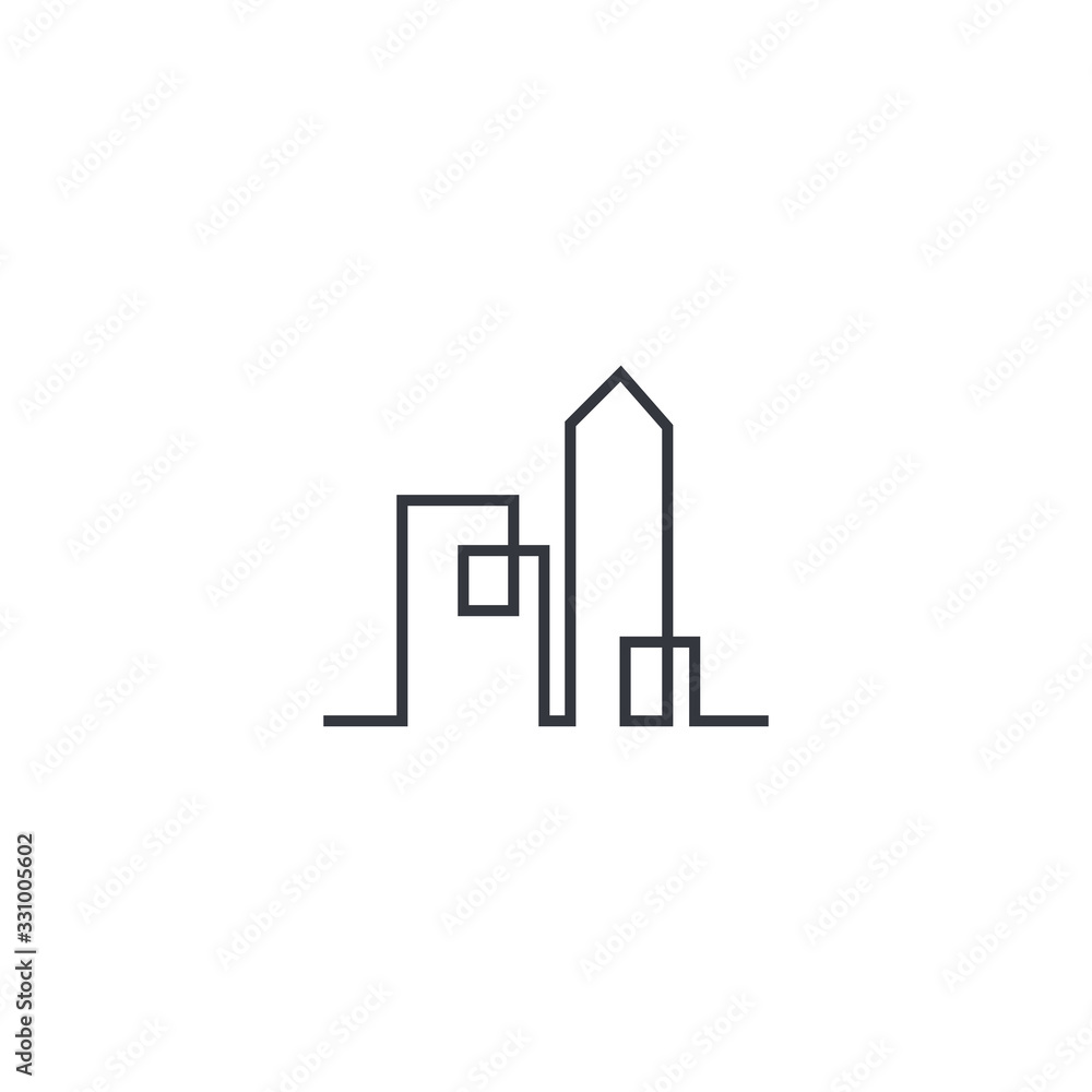 modern architecture logo template vector icon modern architecture logo template vector icon