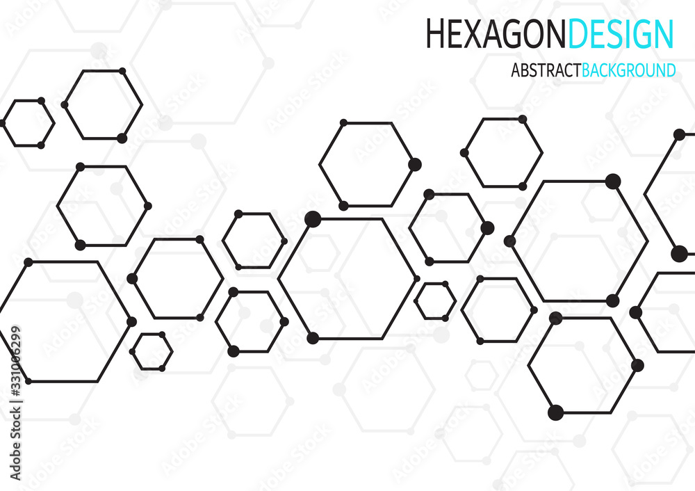 Abstract hexagon or digital technology background. Vector design for science, and medicine. Abstract hexagon or digital technology background. Vector design for science, and medicine.