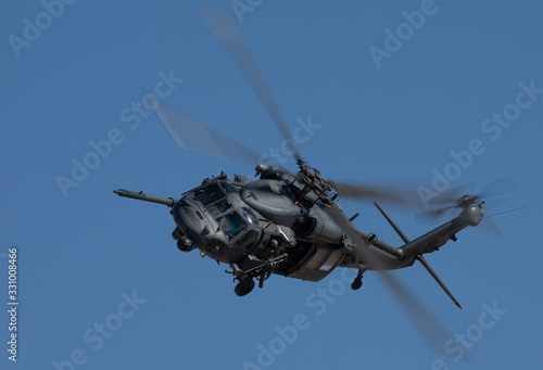 Fototapet UH-60 Black Hawk Black Hawk helicopter in flight