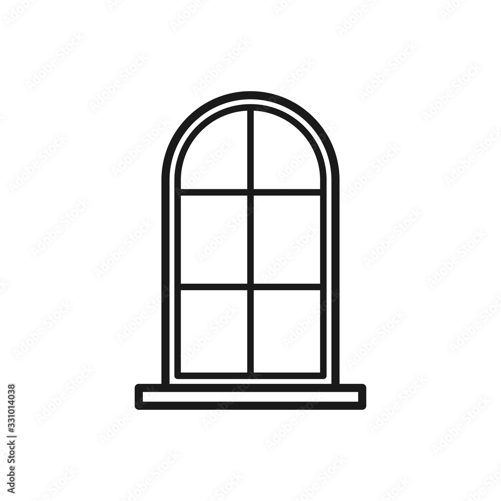 window icon vector logo template window icon vector logo template