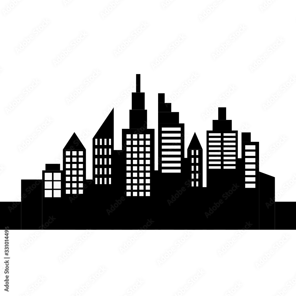 vector illustration of city