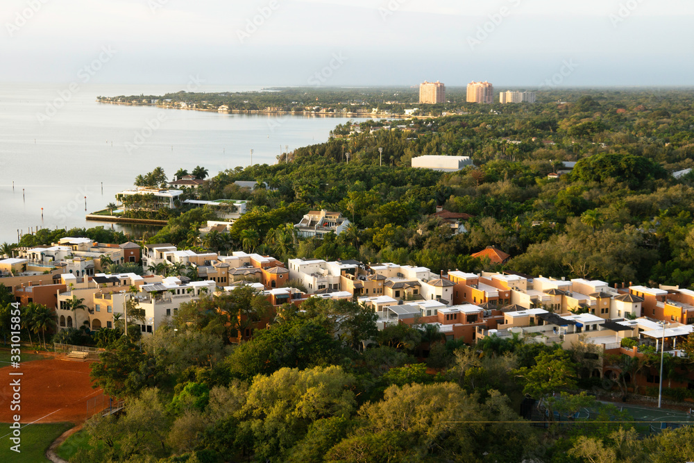 View of Coconut Grove, Miami