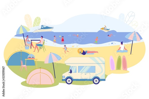 Variety Fun for Families in Summer on Water, Slide