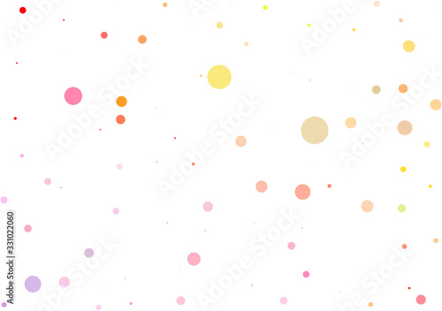 vector abstract background with colorful circles