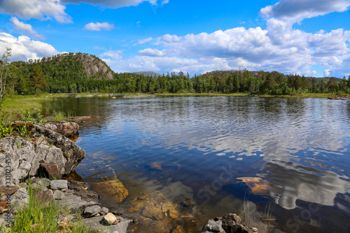Fishing trip to Strauman lake in Brønnøy municipality, Nordland county