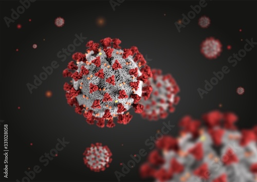 Coronavirus structural morphology photo