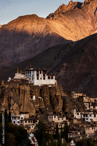 Leh Palace the monastery in center of Leh city in Jammu India