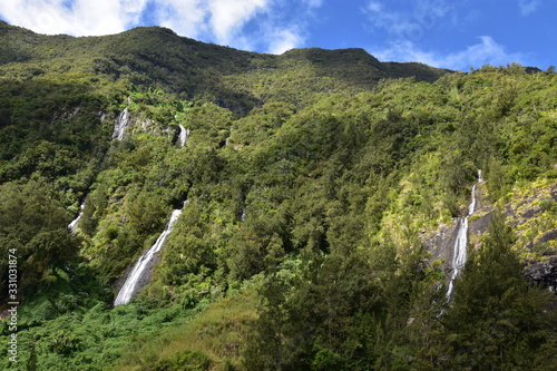 La cascade du Voile de la Mariée sur l'île de la Réunion