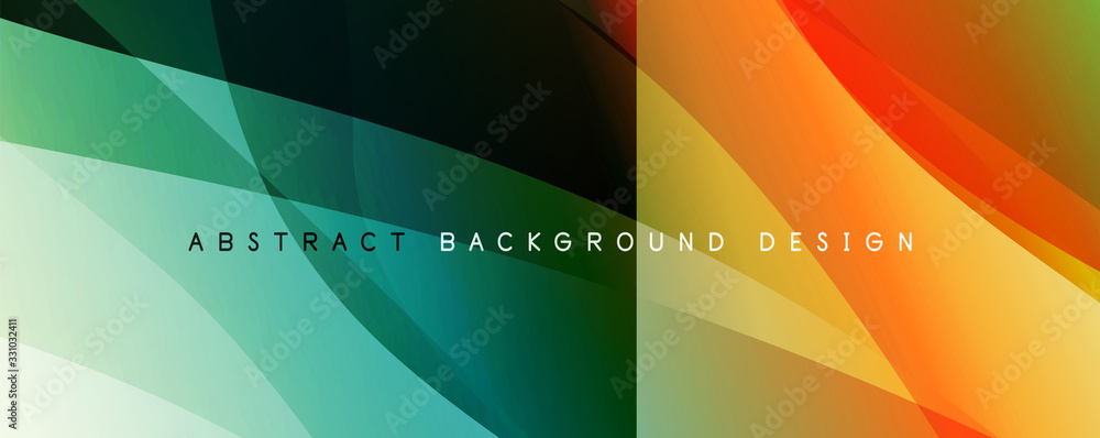 Wave liquid style lines with shadows and light on gradient background Wave liquid style lines with shadows and light on gradient background
