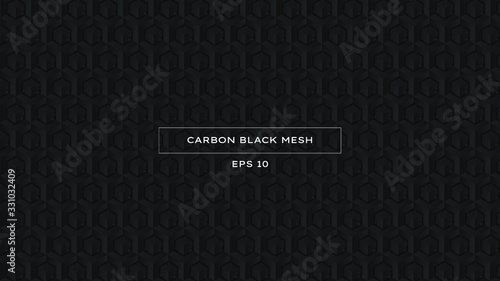 abstract vector background Carbon Mesh Dark