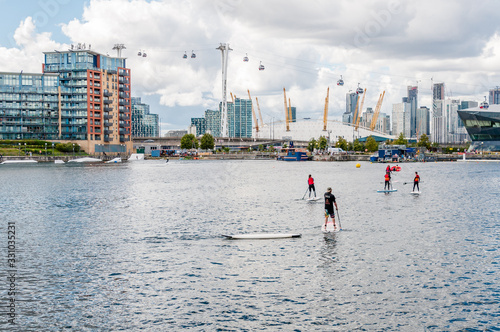 Royal Docks Adventure the centre is a dedicated water-sports facility Royal Victoria Dock ,Newham, London, UK