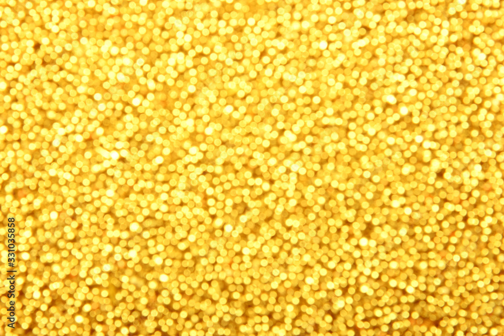 Abstract background of golden bokeh lights Abstract background of golden bokeh lights