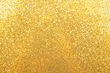 Abstract background texture of golden glitter